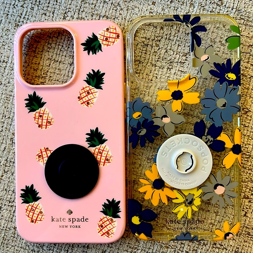 Used Kate Spade IPhone 13 Pro cell phone cases. In great condition.